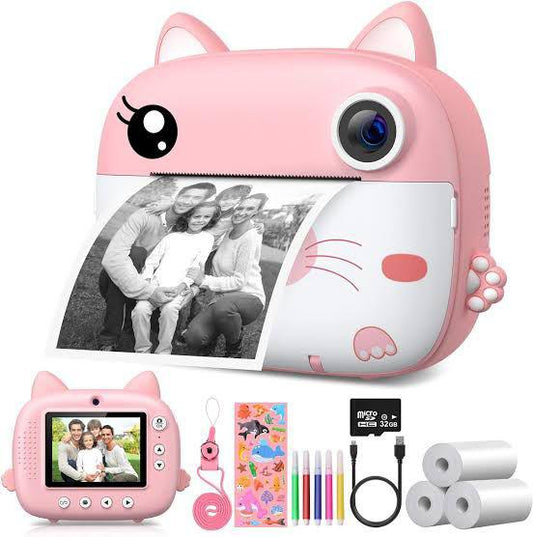 Kids Camera Instant Print & 2.5K Digital Video Instant Print Camera for Kids